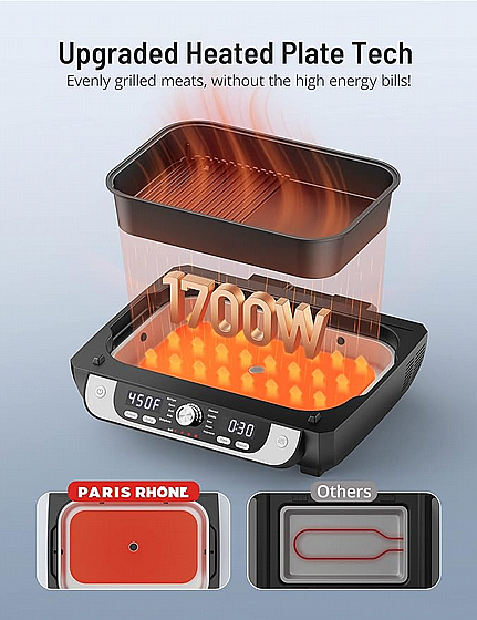 SMART SMOKLESS MULTI GRILL XL PRO  ��� fire 9100XL