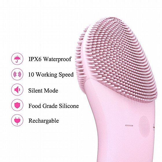 Silicone Facial Cleansing Brush  ����� ������� ������   �� 10 ���� ����� ���������, ����� ���    ������ ����� ������ ����� ���� �� ����� ��� �������   ��� TB-1788 